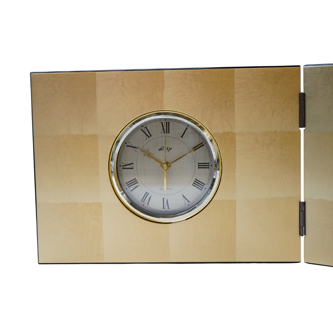 花見鳥 屏風時計 Hanami Tori Folding Screen Clock