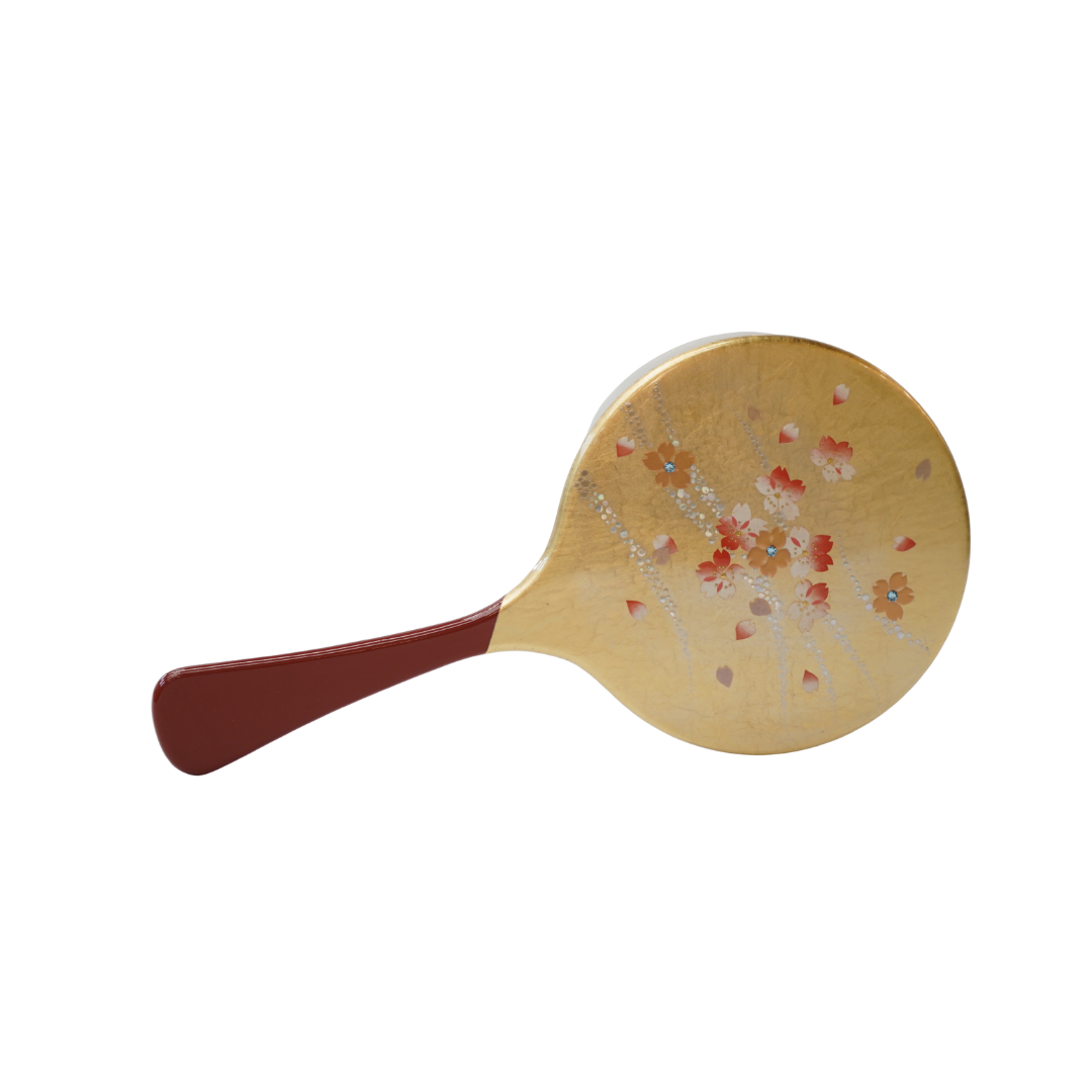 金沢箔 きらり 手鏡 Kanazawa Gold Leaf Hand Mirror – Kirari