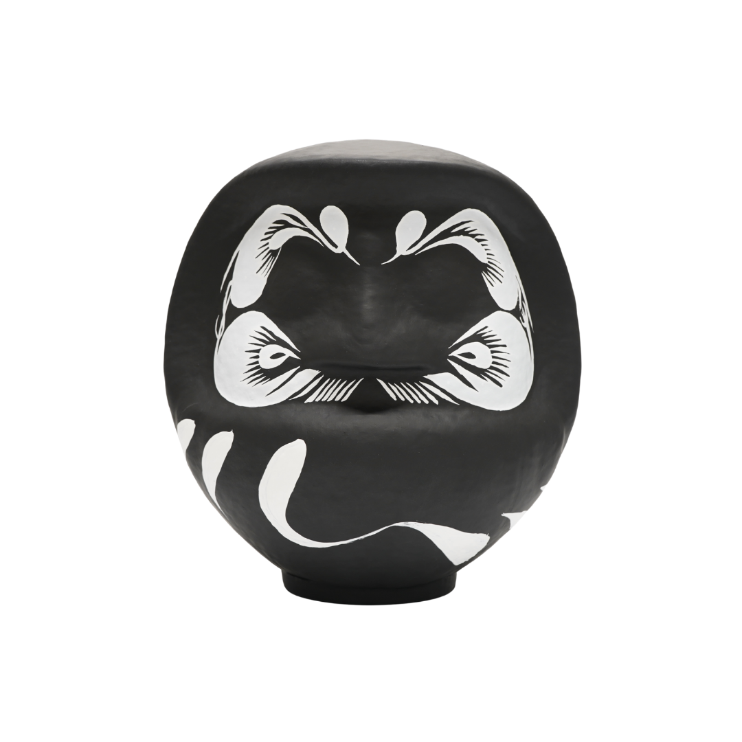 デザイナーズだるま黒 7号 Designer Daruma – Black, Size 7