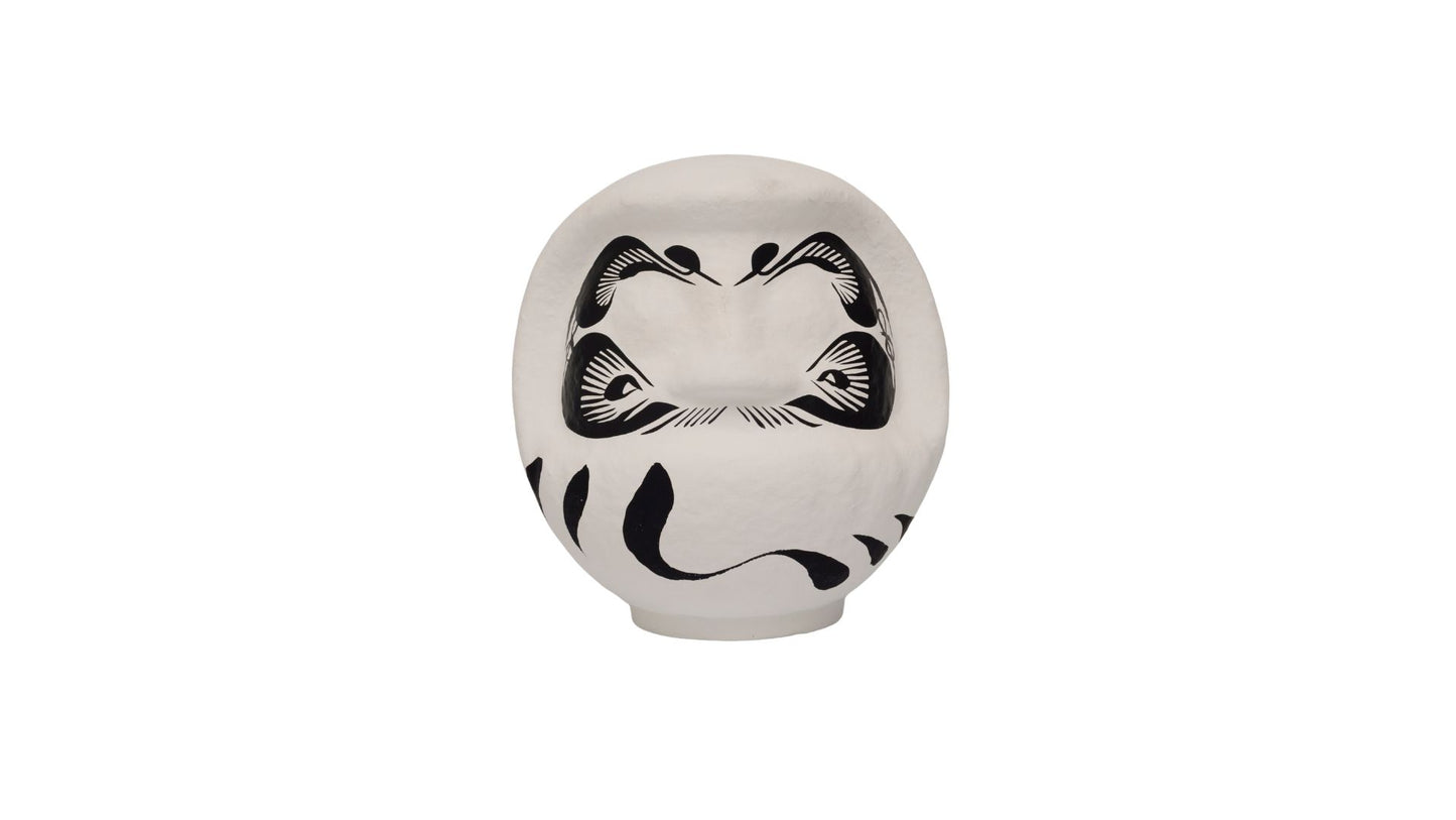デザイナーズだるま白 5号 Designer Daruma – White, Size 5