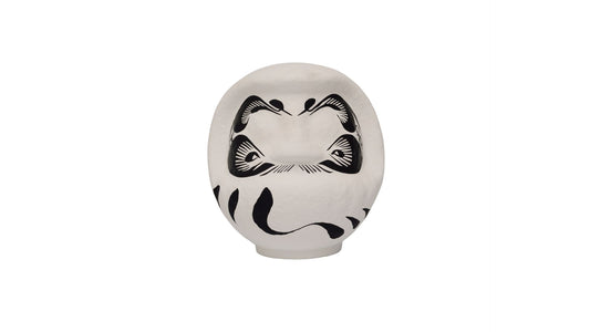 デザイナーズだるま白 5号 Designer Daruma – White, Size 5
