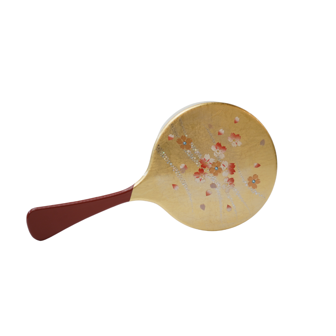 金沢箔 きらり 手鏡 Kanazawa Gold Leaf Hand Mirror – Kirari