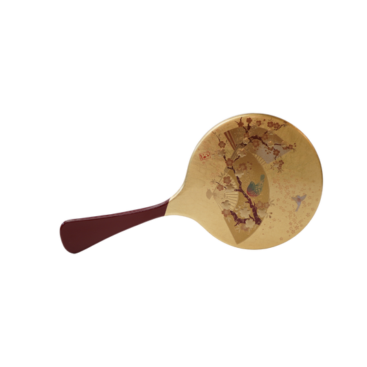 金沢箔 うららか 手鏡 Kanazawa Gold Leaf Hand Mirror – Uraraka