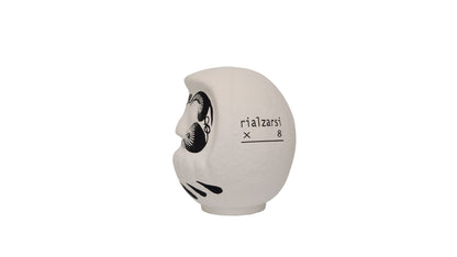 デザイナーズだるま白 5号 Designer Daruma – White, Size 5