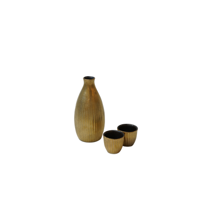 有田焼 酒器 柚子金 酒器セット Arita Ware Sake Set – Yuzu Gold