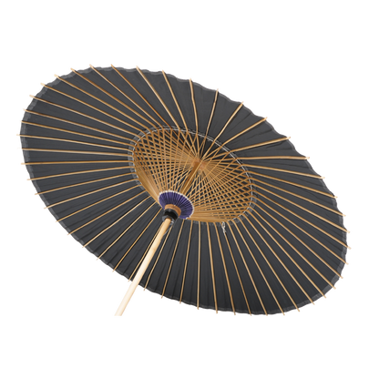 大番傘 黒 48本骨 Large Bangasa Umbrella – Black (48 Ribs)