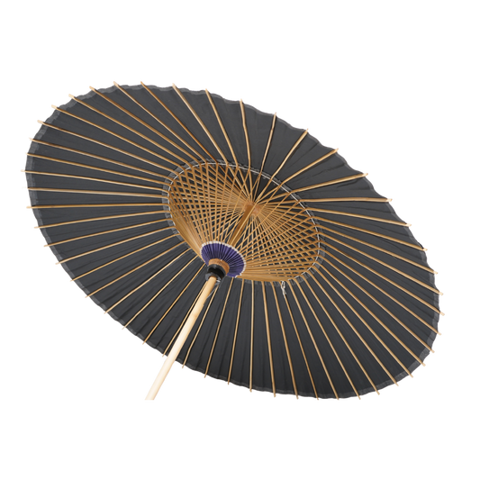 大番傘 黒 48本骨 Large Bangasa Umbrella – Black (48 Ribs)