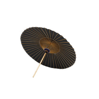 大番傘 黒 48本骨 Large Bangasa Umbrella – Black (48 Ribs)
