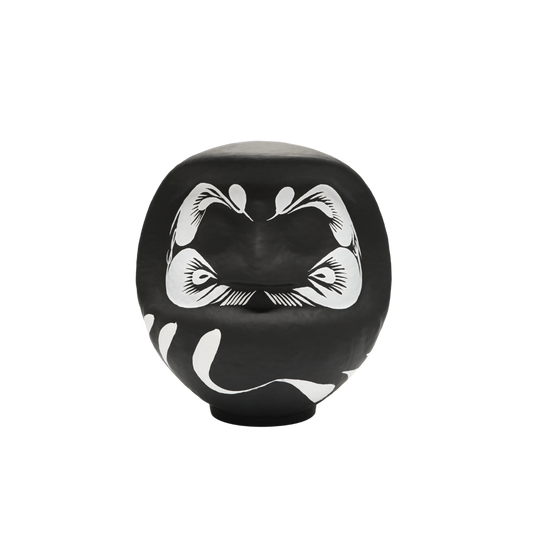 デザイナーズだるま黒 7号 Designer Daruma – Black, Size 7