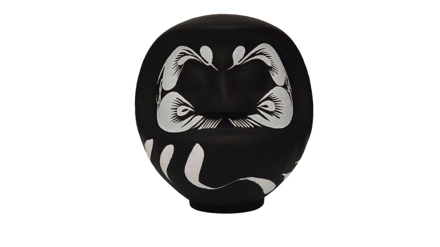 デザイナーズだるま黒 7号 Designer Daruma – Black, Size 7