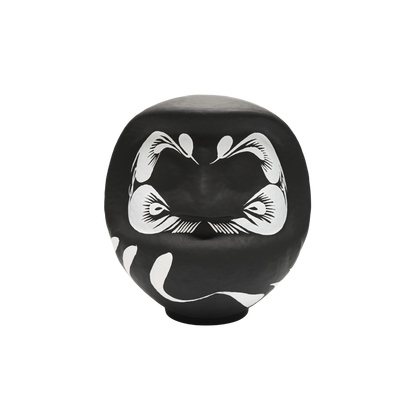 デザイナーズだるま黒 7号 Designer Daruma – Black, Size 7