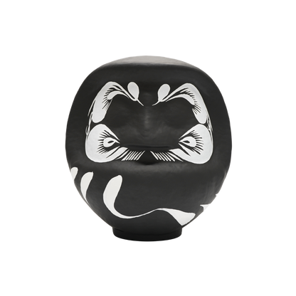 デザイナーズだるま黒 7号 Designer Daruma – Black, Size 7