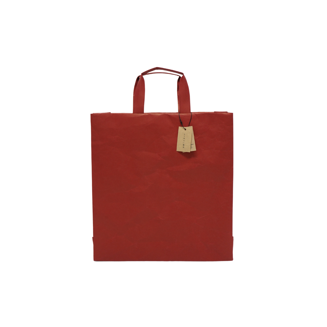 バッグスクエアM レッド Square Bag, M, Red